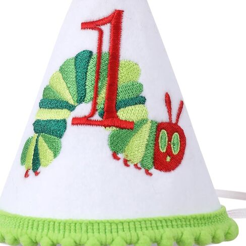 Hungry Caterpillar First Birthday Hat - Fruit Themed 1st Birthday Party Decorations, Caterpillar Smash Cake Party Crown, Boys Photo Props, 1st Birthday Party Hat in Saudi Arabia