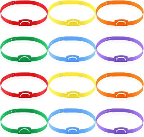 12 Pcs Headbands Game - Guess Who Game Headbands - Adjustable Size Can Insert Card Headband for Family Game Interactive Party Activities (Colors) in Saudi Arabia