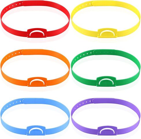 12 Pcs Headbands Game - Guess Who Game Headbands - Adjustable Size Can Insert Card Headband for Family Game Interactive Party Activities (Colors) in Saudi Arabia