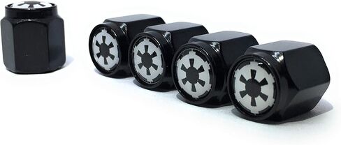Galactic Empire Tire Valve Stem Caps (5 Pack) Dust Proof with O Rubber Seal Outdoor All-Weather Leak-Proof Air Protection Universal Stem Covers (GALACTIC EMPIRE - B) in Saudi Arabia