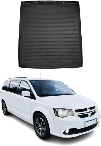 OMAC Cargo Mats Liner for Dodge Grand Caravan 2008-2020 Behind 2nd Row TPE Black in Kuwait