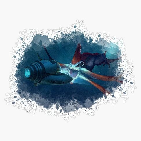 ملصق فينيل مغناطيسي من Magnet Subnautica مقاس 5 بوصات in Kuwait