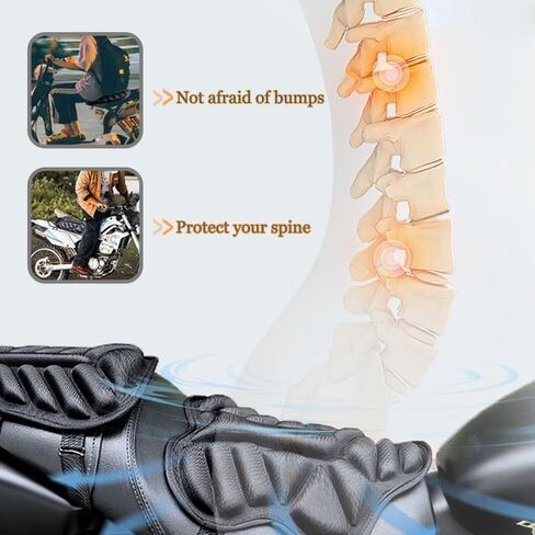 قطعتان من وسادة مقعد الدراجة النارية لـ Kawasaki Concours 14 2008-2023، وسادة مقعد مريحة للدراجة النارية ممتصة للصدمات للرحلات الطويلة وتخفيف الألم وتصميم مضاد للانزلاق in Kuwait