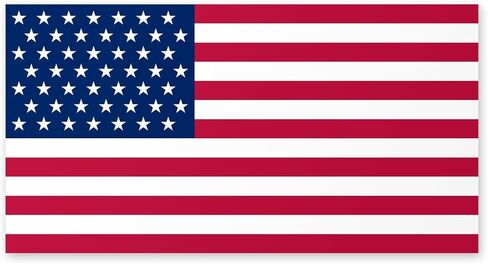 USA Magnet American Flag Bumper Sticker - 4x6 - Weather and UV Resistant from Flexible Magnets (Pack-1) in Saudi Arabia