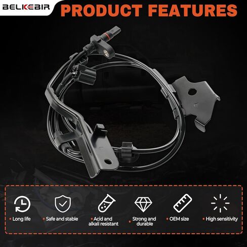 2PCS Front ABS Wheel Speed Sensor Left & Right Compatible with 2006-2018 Toyota RAV4 LE SE XLE EV Limited Sport Platinum Hybrid 2.4 2.5L 3.5L Driver & Passenger Side ABS Sensor Replace ALS2319 ALS2320 in Saudi Arabia