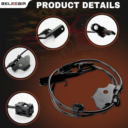 2PCS Front ABS Wheel Speed Sensor Left & Right Compatible with 2006-2018 Toyota RAV4 LE SE XLE EV Limited Sport Platinum Hybrid 2.4 2.5L 3.5L Driver & Passenger Side ABS Sensor Replace ALS2319 ALS2320 in Saudi Arabia