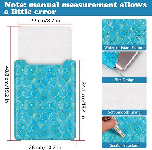 13.3-14" Sleeve, PU Leather Laptop Case Compatible with New MacBook Air 13.6/Pro/Max M2/M1 A2779 A2442 14, 13.5 Surface 5/4/3/2/1, Compatible with Laptop 2022 Pro 14 inch in Saudi Arabia