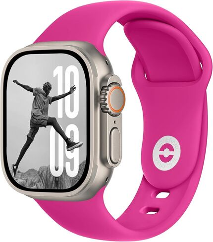 سوار SB رياضي لساعات Apple Watch للنساء Ultra 2 49 مم، السلسلة 10 46 مم، 9 8 7 45 مم 41 مم، SE 6 5 4 44 مم 40 مم، 3 2 1 42 مم 38 مم للرجال iWatch، حزام من السيليكون in Saudi Arabia