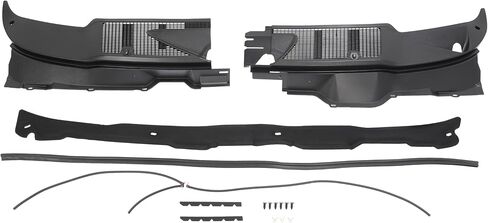 ALMULOO Windshield Wiper Cowl Panel Compatible with 2002-2010 Dodge Ram 1500, 2500, 3500 Replacement for 55056006AG 55056006AE Air Inlet Grille Window Panel Cowl Cover Plastic in Kuwait