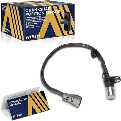 AISIN AFTERMARKET CKSAZ-00047 Engine Crankshaft Position Sensor - Compatible with Toyota Camry 2002-2011, Corolla 2009-2010, Highlander 2001-2007, Matrix 2009-2013, Solara 2002-2008 - 2.0L 2.4L in Kuwait