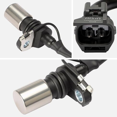 AISIN AFTERMARKET CKSAZ-00047 Engine Crankshaft Position Sensor - Compatible with Toyota Camry 2002-2011, Corolla 2009-2010, Highlander 2001-2007, Matrix 2009-2013, Solara 2002-2008 - 2.0L 2.4L in Kuwait