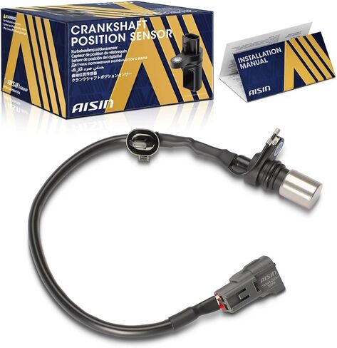 AISIN AFTERMARKET CKSAZ-00047 Engine Crankshaft Position Sensor - Compatible with Toyota Camry 2002-2011, Corolla 2009-2010, Highlander 2001-2007, Matrix 2009-2013, Solara 2002-2008 - 2.0L 2.4L in Kuwait
