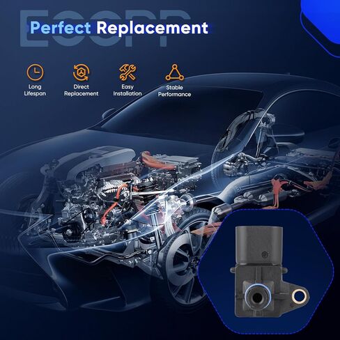 مستشعر الضغط المطلق المنوع للسيارات ECCPP AS346، 5033310AB، 5149092A مناسب لدودج، لسيارة جيب، لكرايسلر، لـ SRT in Kuwait