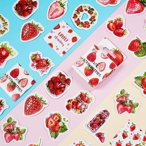 46 Pcs Bird Scrapbook Stickers Cute Cartoon Birds Decals Watercolor Bird Stickers for Water Bottles, Laptop, Notebook, Scrapbook, Luggage, Cell Phone, Skateboard, Helmet (Little Sparrow) in Saudi Arabia