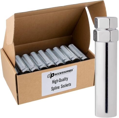 محول مقبس أدوات 6-Spline من DPAccessories لمسامير العروة (17 مم و19 مم سداسية) - عبوة من 5 قطع - DST20-1719C/005 in Kuwait
