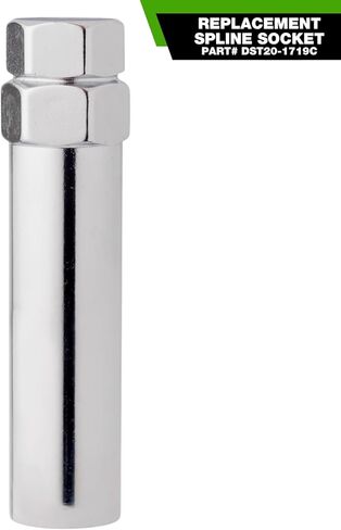 محول مقبس أدوات 6-Spline من DPAccessories لمسامير العروة (17 مم و19 مم سداسية) - عبوة من 5 قطع - DST20-1719C/005 in Kuwait