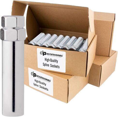 محول مقبس أدوات 6-Spline من DPAccessories لمسامير العروة (17 مم و19 مم سداسية) - عبوة من 5 قطع - DST20-1719C/005 in Kuwait