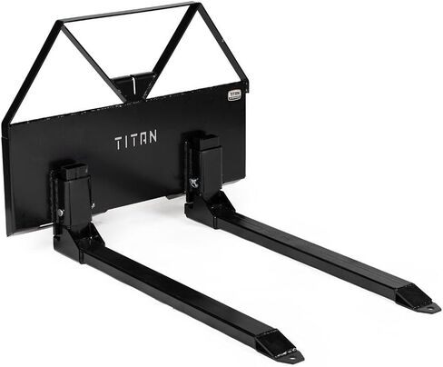 ملحق إطار شوكة البليت من Titan Attachments، شفرات شوكة ضخمة مقاس 46 بوصة مع فتحة كرة وصلة، ومثبت مشبك سلسلة، ونظام تثبيت سريع للانزلاق عالمي، سعة تحميل تبلغ 2600 رطل in Kuwait