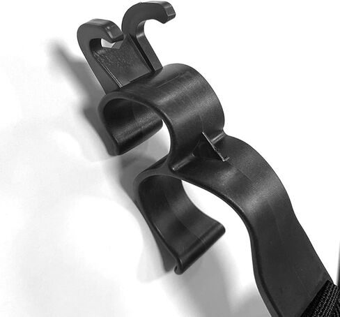 2Pcs Car Hooks, Car Seat Headrest Hanging Racks, Concealed Hooks For Storing And Securing Umbrellas. in Kuwait