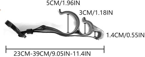 2Pcs Car Hooks, Car Seat Headrest Hanging Racks, Concealed Hooks For Storing And Securing Umbrellas. in Kuwait