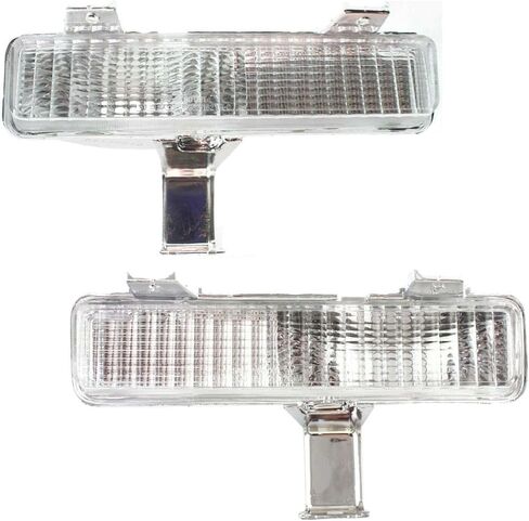 ضوء إشارة عدسة واضحة للسائق الأيسر والجانب الأيمن للراكب لسيارة Chevy for Caprice 1980-1990 لـ Impala 1980-1985، لـ Pontiac لـ Parisienne 1983-1986 لـ Safari 1987-1989 in Kuwait