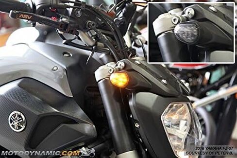 Flush Mount LED Front Turn Signals 2014-2016 FZ-07 FZ-09 in Saudi Arabia