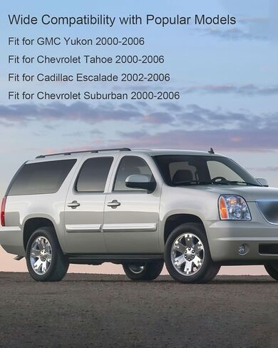 مجموعة خرطوم سخان HVAC مع موصلين مناسب لكاديلاك إسكاليد 2002-2006 شيفروليه سوبربان تاهو 2000-2006 جي إم سي يوكون 2000-2006، استبدال 15145587 15051852 15195404 626-564 in Kuwait