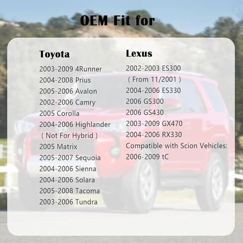 غطاء غاز، غطاء وقود لسيارة Toyota Lexus 2002-2009، 4Runner Tacoma Tundra Camry Corolla Highlander Sienna Solara Matrix Avalon Sequoia ES300 ES330 GS300 GS430 GX470 RX330، 77300-33070 in Kuwait