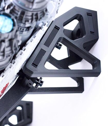 Wall Mount for Lego Star Wars UCS Venator 75367 – Two Piece, Plastic Heavy-Duty Bracket, Secure Display, Easy Installation, Angled Display in Saudi Arabia