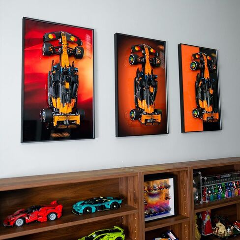 WETCEAOM Display Wallboard Compatible with Lego Technic McLaren MCL39 42228 Car Display, Wall Frame Compatible with Lego Car Wall Mount Display (No Model, Only Frame) in Saudi Arabia