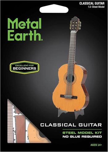 Metal Earth Classical Guitar Color Metal Model Kit Fascinations in Saudi Arabia
