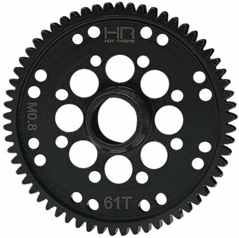 Hot Racing SGRR61M08 61t 0.8 mod 32P Steel Spur Gear Arrma Gorgon in Kuwait