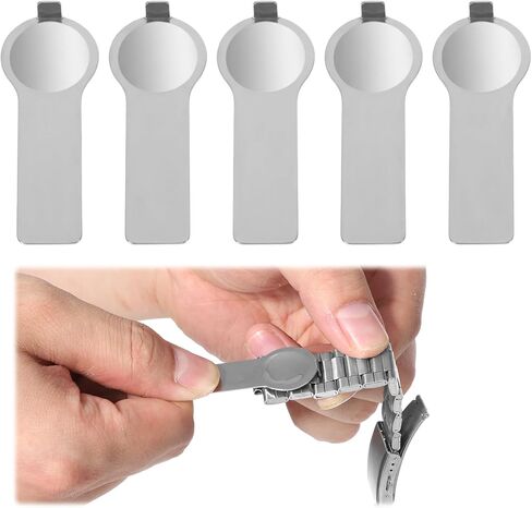 JJUNW 5 PCS 9mm Italian Charm Bracelet Tool Set, Thumb Style Stainless Steel Charms Opening Tools Metal Jewelry Openers for Add and Remove Charm Bracelets in Kuwait