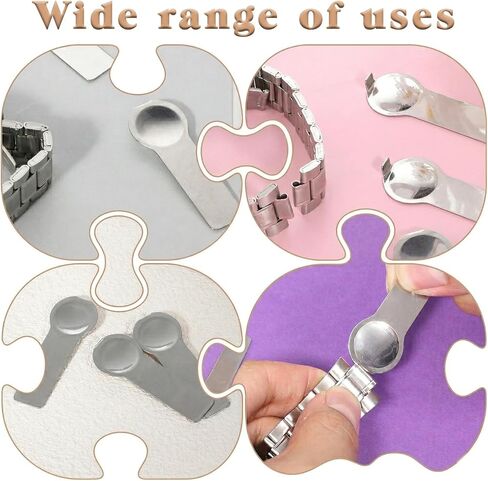 JJUNW 5 PCS 9mm Italian Charm Bracelet Tool Set, Thumb Style Stainless Steel Charms Opening Tools Metal Jewelry Openers for Add and Remove Charm Bracelets in Kuwait