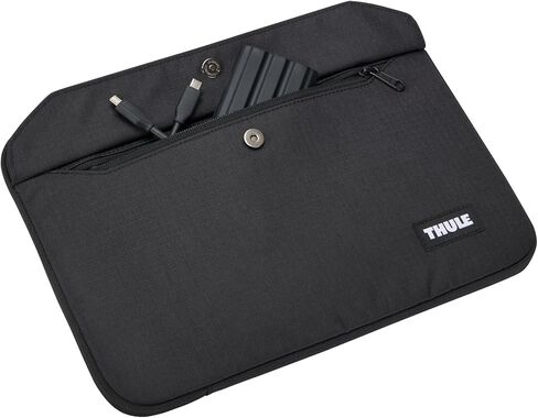 Thule Lithos laptop sleeve, Fits MacBook Air, Soft padded interior, Front accessory pocket, YKK zippers & durable materials in Kuwait