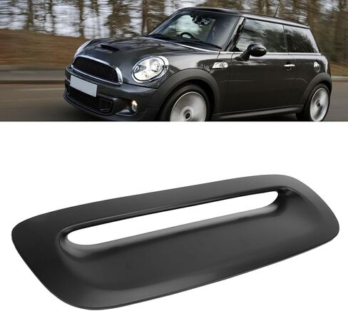 Hood Scoop Air Vent Cover Bonnet Black Bonnet Air Intake Vent Cover for S R56 R55 R57 2007 to 2014 in Kuwait