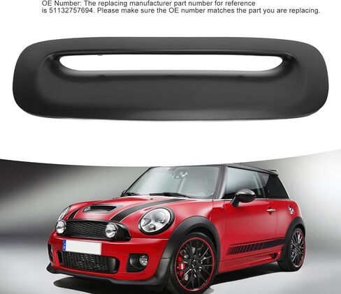 Hood Scoop Air Vent Cover Bonnet Black Bonnet Air Intake Vent Cover for S R56 R55 R57 2007 to 2014 in Kuwait