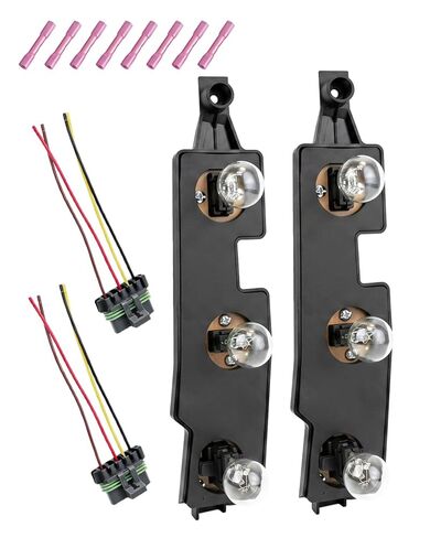 2 Pcs Tail Light Circuit Board with Harness Pigtail Connector Compatible with Chevy GMC C/K 1500 2500 3500 Pickup Suburban Yukon Tahoe 1988-2000, Rear Lamp Circuit Board Replacement in Saudi Arabia
