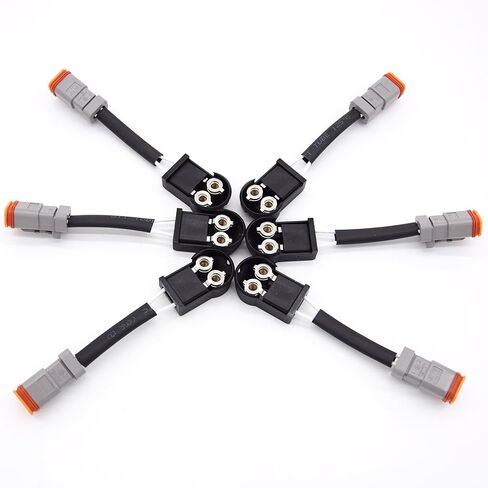 6PCS 3803682 3076256 Injector Electrical Connector Wiring Harness Compatible with Cum-mins N14 L10 ISM11 QSM in Saudi Arabia