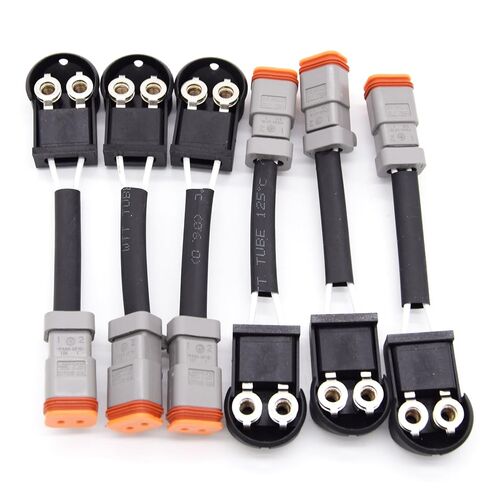 6PCS 3803682 3076256 Injector Electrical Connector Wiring Harness Compatible with Cum-mins N14 L10 ISM11 QSM in Saudi Arabia