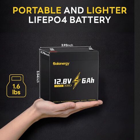 بطارية 12 فولت 6 أمبير LiFePO4 in Kuwait