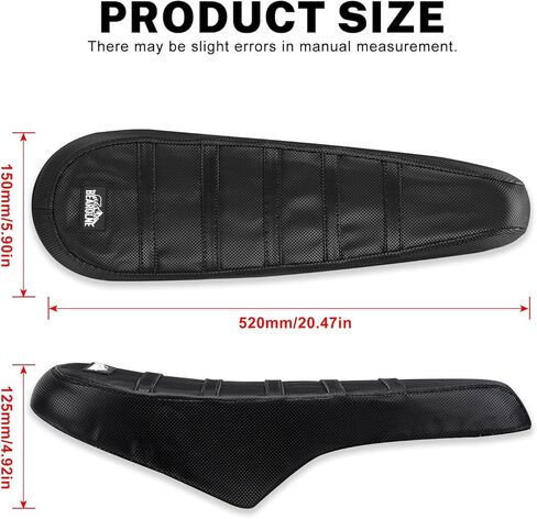 Ebike Seat Cover Upgraded for Ridstar Q20/Q20 pro EBikes Waterproof Non-Slip Seat Cover with Elastic Strap Seat Covers for Electric Dirt Bike (Full Black) in Saudi Arabia