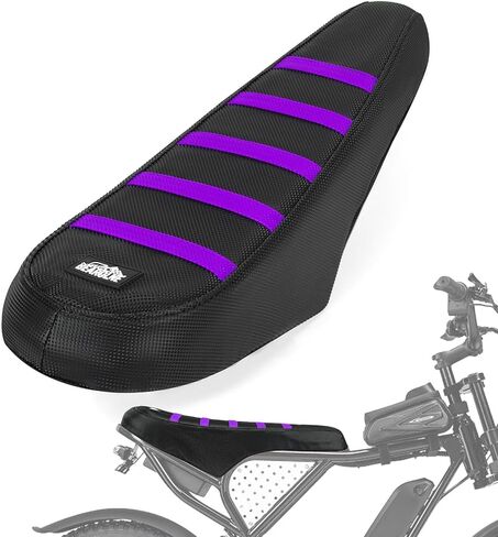 Ebike Seat Cover Upgraded for Ridstar Q20/Q20 pro EBikes Waterproof Non-Slip Seat Cover with Elastic Strap Seat Covers for Electric Dirt Bike (Full Black) in Saudi Arabia