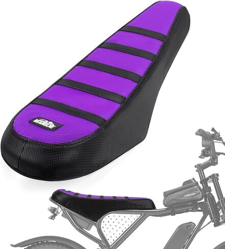 Ebike Seat Cover Upgraded for Ridstar Q20/Q20 pro EBikes Waterproof Non-Slip Seat Cover with Elastic Strap Seat Covers for Electric Dirt Bike (Full Black) in Saudi Arabia