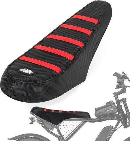 Ebike Seat Cover Upgraded for Ridstar Q20/Q20 pro EBikes Waterproof Non-Slip Seat Cover with Elastic Strap Seat Covers for Electric Dirt Bike (Full Black) in Saudi Arabia