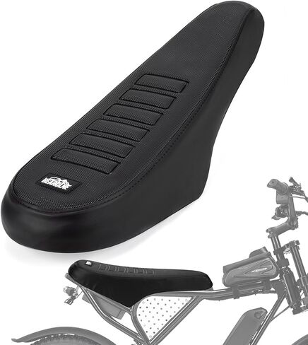 Ebike Seat Cover Upgraded for Ridstar Q20/Q20 pro EBikes Waterproof Non-Slip Seat Cover with Elastic Strap Seat Covers for Electric Dirt Bike (Full Black) in Saudi Arabia