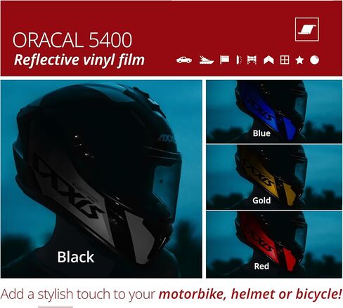 ORACAL 5400 شريط لاصق أسود لامع عاكس (1 بوصة × 30 قدم) in Kuwait