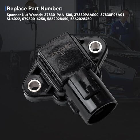 MAP Sensor Manifold Absolute Pressure 37830-PAA-S00, for Honda Civic 1996-2000, Accord 1994-2002, Odyssey 1995-1999, for Acura CL TL 1997-1999, Integra 1994-2001 Replace 37830-P7A-N11 in Saudi Arabia