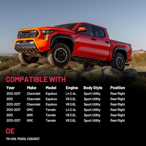 منظم نوافذ الطاقة BDFHYK 751-639 مع محرك خلفي يمين متوافق مع Chevy Equinox 2012-2017، GMC Terrain 2012-2017 in Kuwait