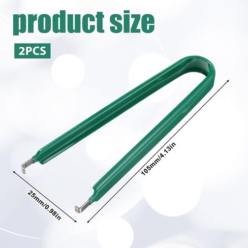 2Pcs PLCC PCB IC Chip Puller Extractor Removal Tool Clip Pliers, U-Shape ROM Extractor, Motherboard Circuit Board Component Puller Tool, Clip Pliers for Disassembly of Electronic Component Jewelry in Saudi Arabia